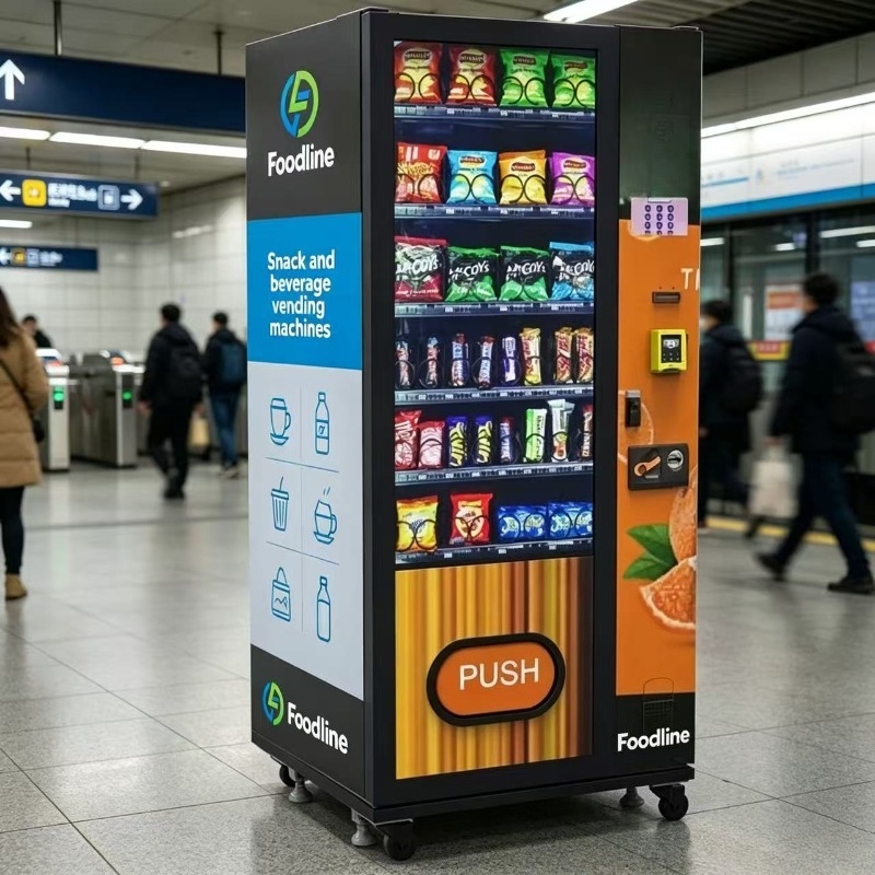 Food Snacks Vending Machine - FL 맞춤형 냉장 건강식 간식 음료