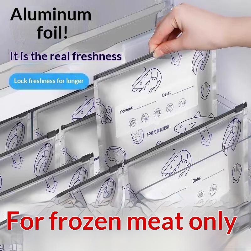 Snacks Food Labels - 50Pcs 재사용 가능한 알루미늄 호일 식품