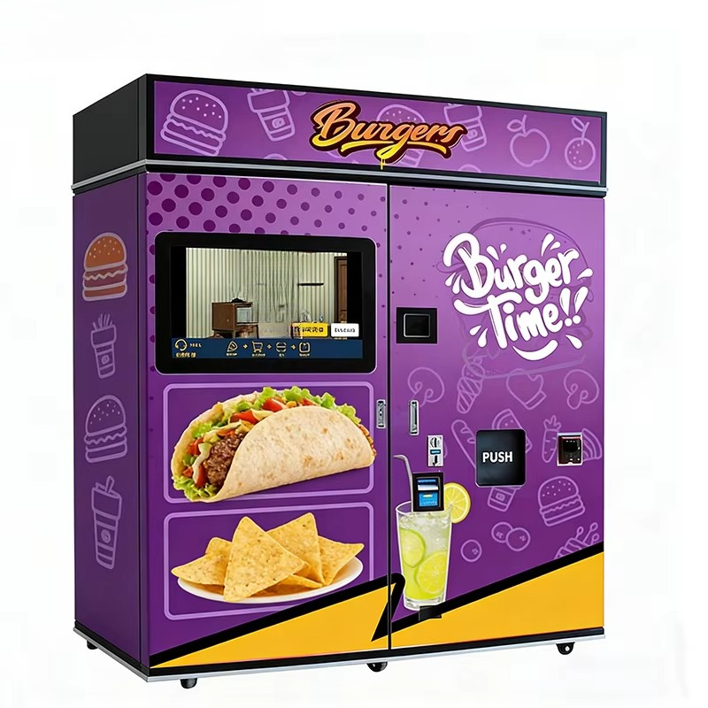 Food Snacks Vending Machine - 맞춤형 패스트푸드 자판기 전자레인지 SDK 햄버거