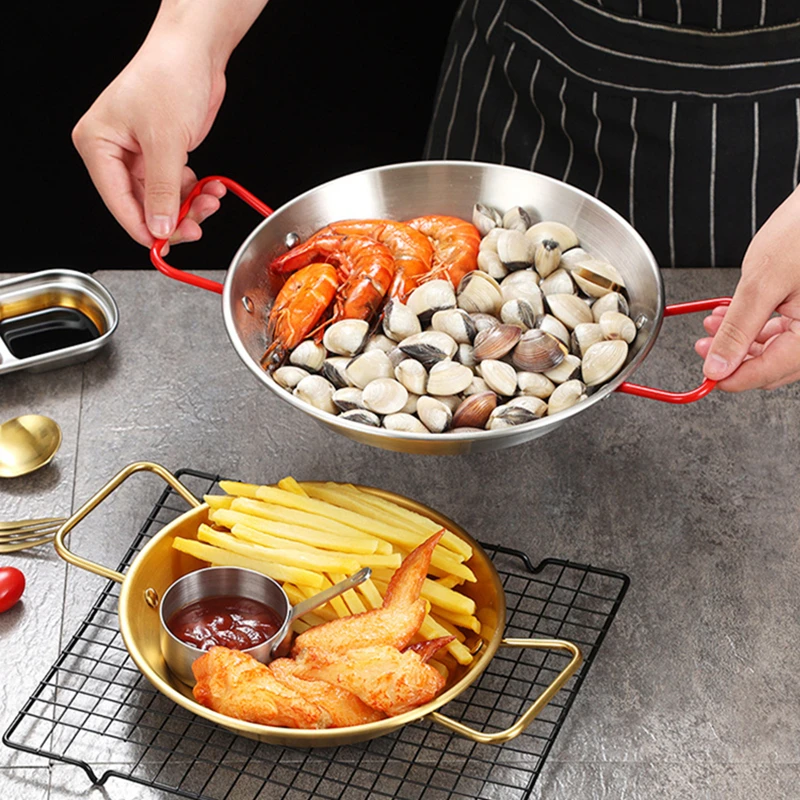 20-34cm 스페인 파에야 요리 냄비 스테인레스 스틸 - Food Snacks In Spanish 리뷰 및 가격