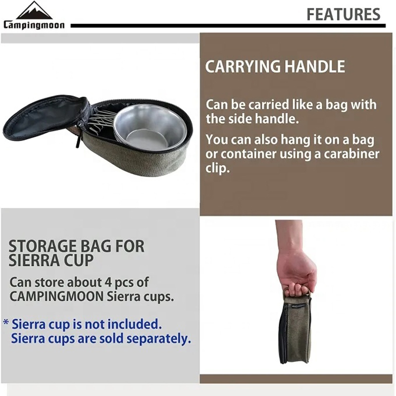 CAMPINGMOON S220-B 캔버스 미니 백 21 - Food Snacks Delivery 리뷰 및 가격