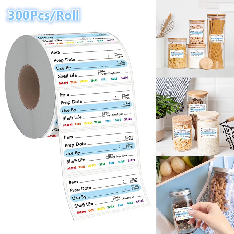 라벨 문구 스티커 스낵 사탕 보관 유통기한 300Pcs - Snacks Food Labels 리뷰 및 가격