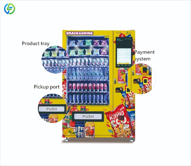 맞춤형 24시간 음식 및 음료 스낵 자판기 자동 동전  - Food Snacks Vending Machine 리뷰 및 가격